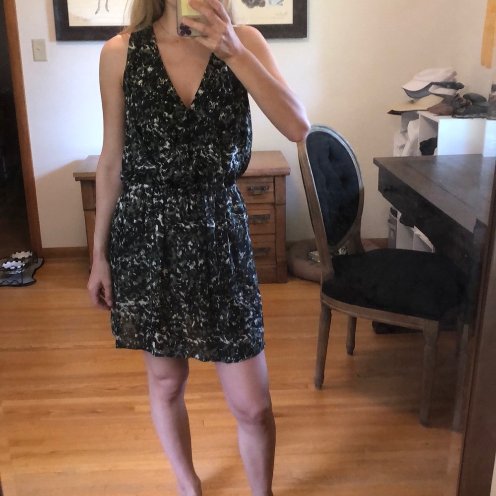 Joie silk camo dress